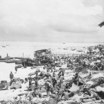 Tarawa island beachhead 1943