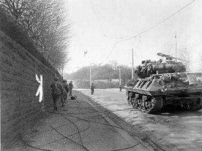 M10 Wolverine of the 773rd Tank Destroyer Battalion, 90th Division Mainz Germany 1945