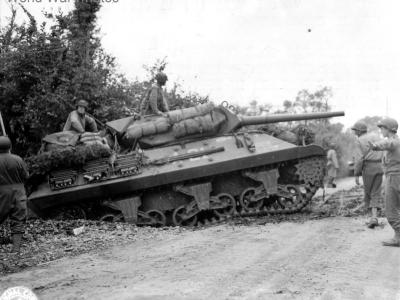 M10 named „Accident” of Company ‚A’, 703rd TD Saint Jean de Daye 11 July 1944
