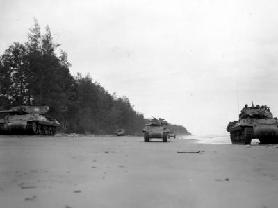 M10 Wolverine of the 32nd Infantry Division Tank Destroyers At Aitape New Guinea 1944