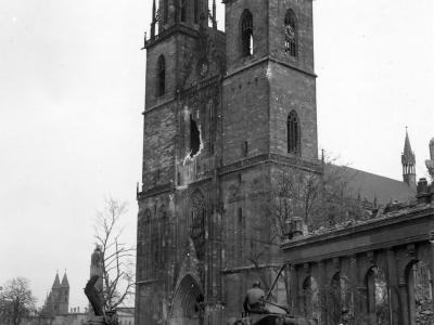 M10 Wolverine Tank Destroyers of the 30th Infantry Division Magdeburg Germany 1945