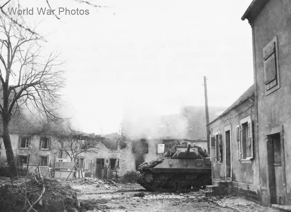 M10 in Metz, France 1944
