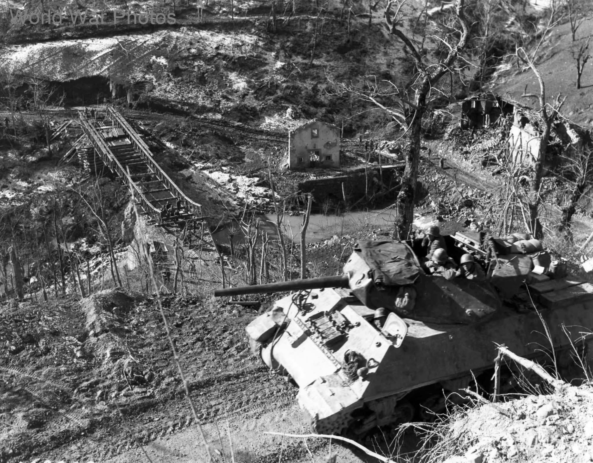 M10 of 701st TD North Apennines. 3 March 1945