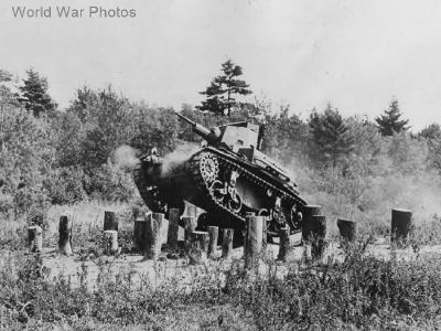 1st Division testing M2A4 tank at Fort Devens, Massachusetts