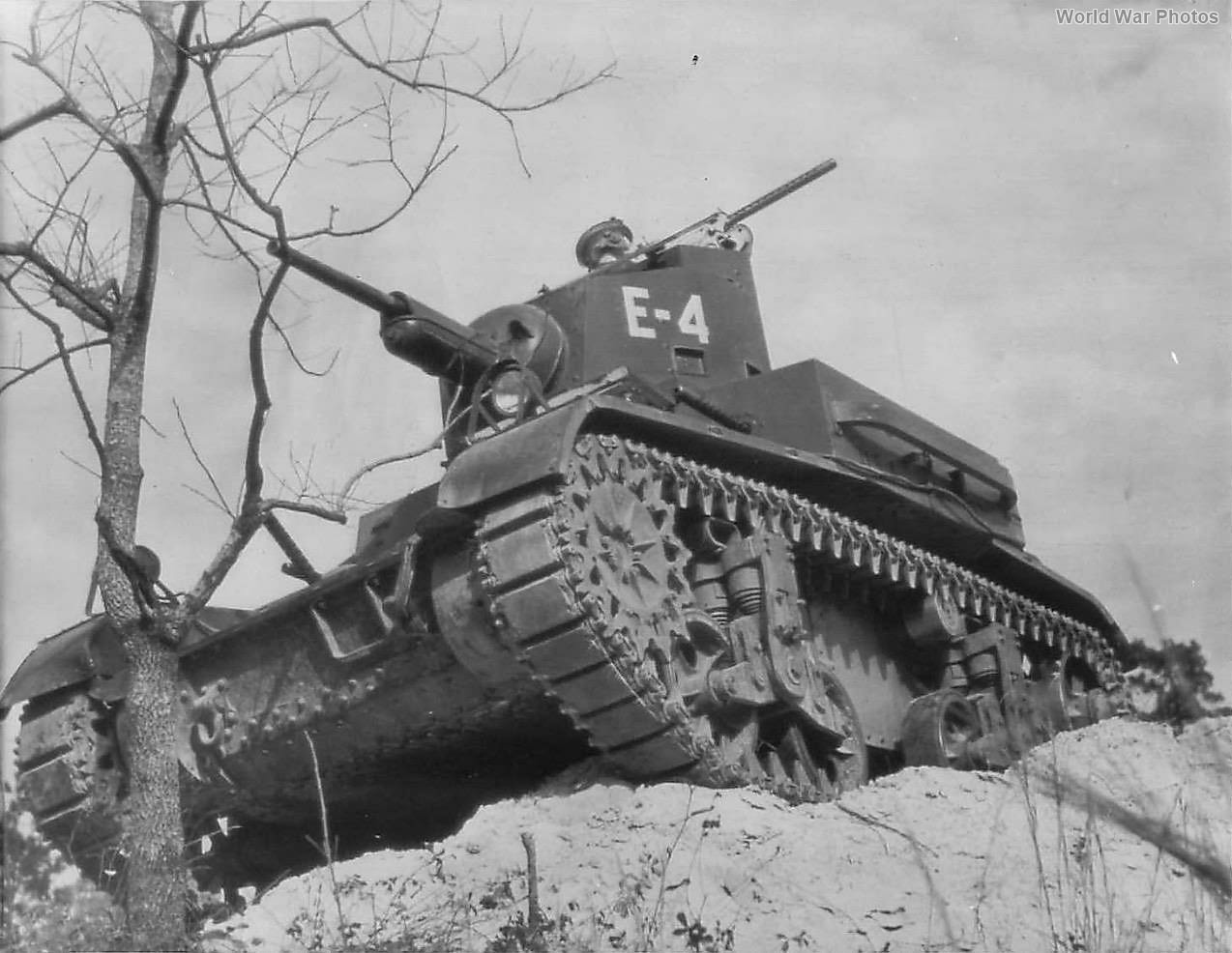 M2A4 during maneuvers at Fort Benning 1941