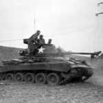 M24 Chaffee from 743rd Tank Battalion, 30th ID, February 1945