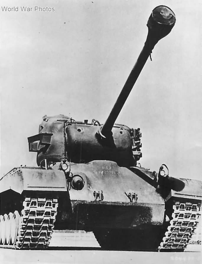 M26 Pershing tank built by Fisher Tank Arsenal 1945 World War Photos