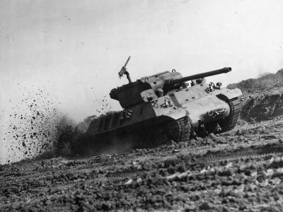 M36 Slugger Tank Destroyer Tested at Aberdeen 1945