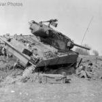 Knocked out M36B1, 1945
