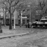 M36 Jackson in the streets of Metz November 21 1944