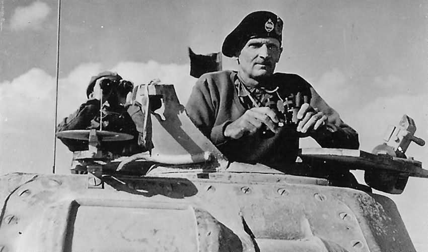 General Bernard Montgomery in M3 Grant Tank North Africa