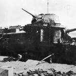 Destroyed M3 Lee North Africa
