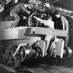 Wright R-975 Whirlwind installation in M3 Lee