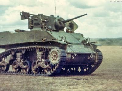 27th Cavalry M5 at Camp Chorrera Panama March 1943