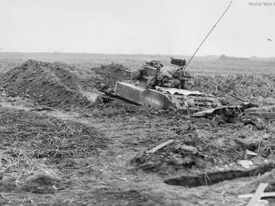 M5 of 2nd Armored Division Wadrichen, Germany 10 October 1944