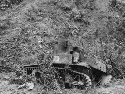 Japanese M3 Stuart Saipan