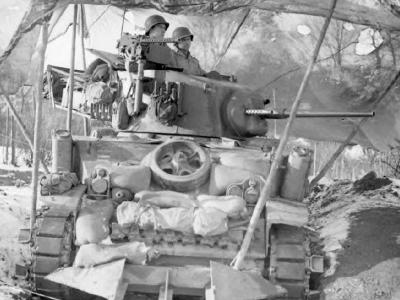 M5A1 of the 66th Regimenr Magdeburg 1945