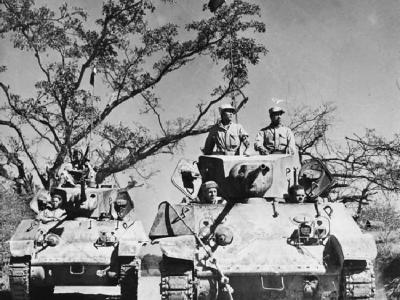 M3A3 tanks manned by Chinese troops