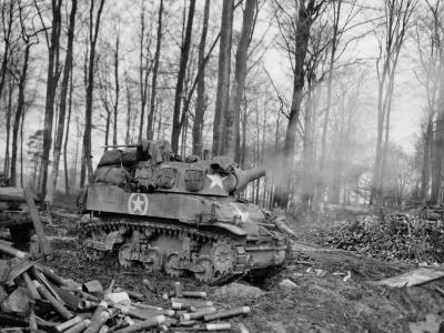 106th Cavalry Group M8 Motor Gun Carriage Karlsbrunn Germany