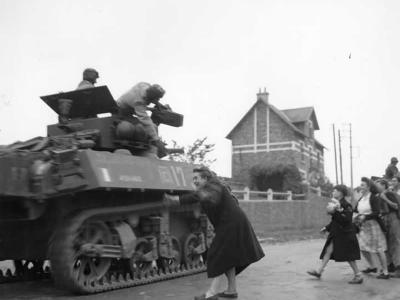 2nd Free French Armored Division M3A3 Stuart Liberation of St. Saveur France 1944