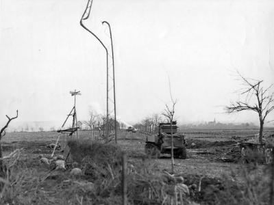 9th Division M5 Stuart In Action Obergeich Germany