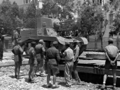 German M3 Stuart tank Africa 3