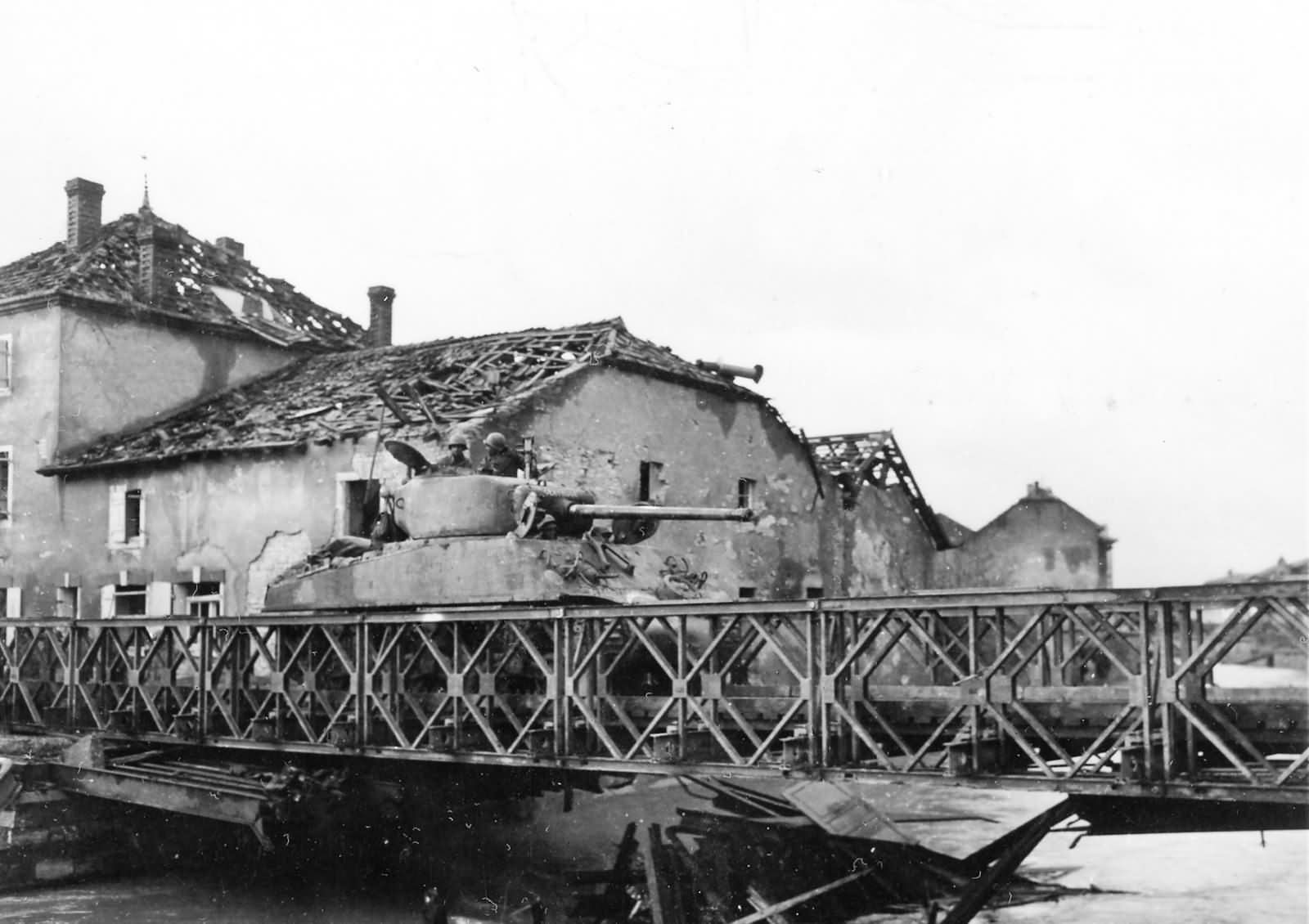 M4 Sherman African American 761st Tank Battalion Vic sur Seille France 1944