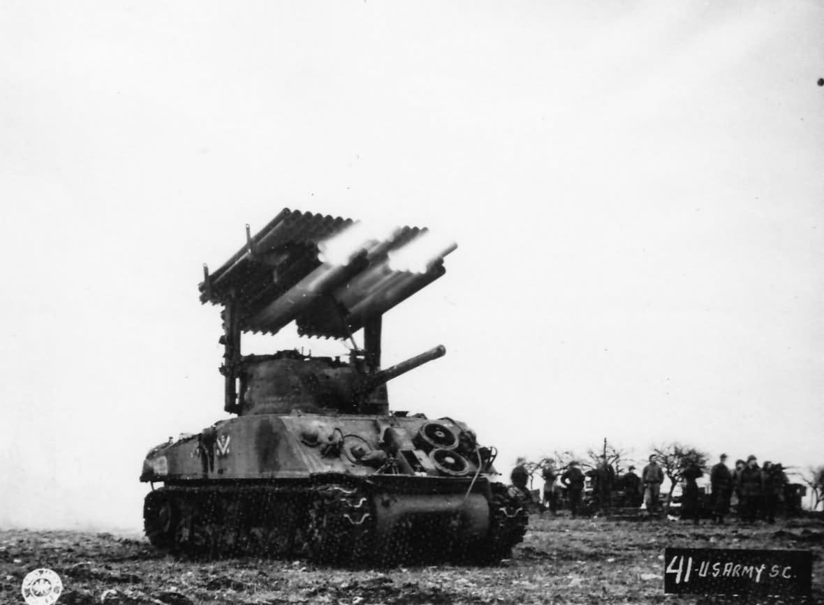 Rocket Launcher T34 Sherman of 14th Armored Division