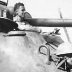 Driver Peer from Turrett of M4 Sherman Tank on Cape Gloucester Pacific