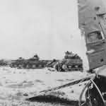 M4A2 Sherman Tanks of the Marine 1st Tank Battalion, Peleliu Airfield