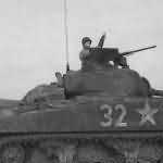 M4 Sherman number 32 in France October 1944