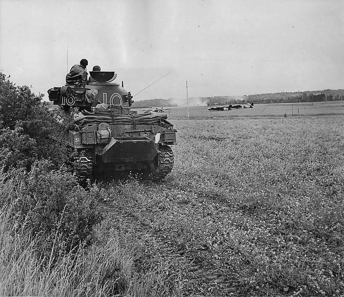 13th/18th Royal Hussars M4 Sherman Tank Balaclava in Action 1944