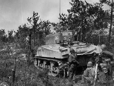 M4 Sherman Tank #30 96th Division Big Apple Ridge Battle 1945 Okinawa