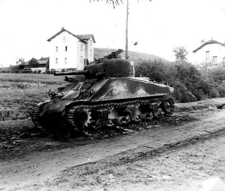 M4 Sherman Tank Destroyed