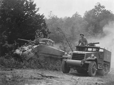 M4 Sherman Tank and M3A1 Halftrack 1942
