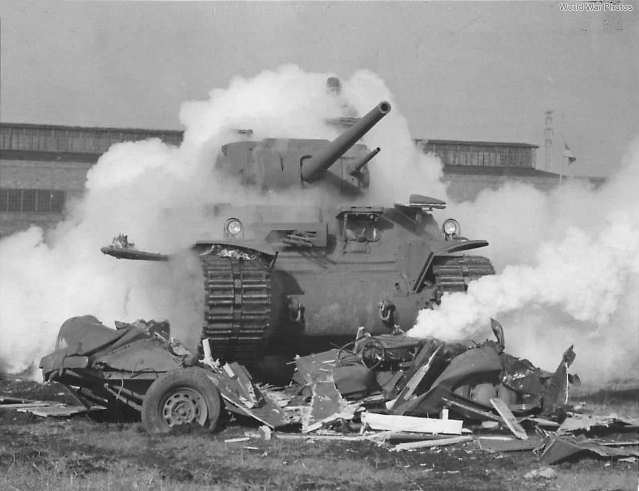 T1E2 pilot tank being tested December 1941