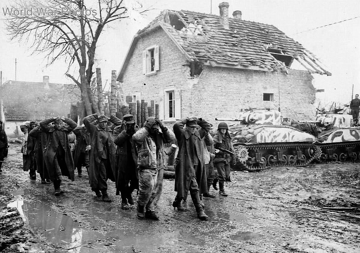 M4A1 and POW Bischwiller Germany