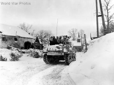 M4A1 and troops from 1st ID Schopen Belgium