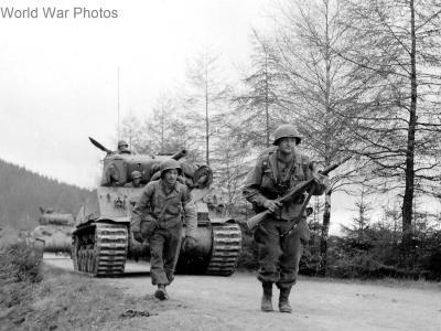 M4A3E8 Sherman of the 745th Tank Battalion Germany April 1945