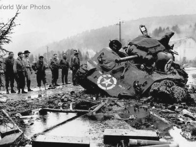 M4 (105) of the 756th Tank Battalion