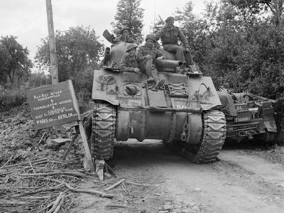 M4 of the 11th Armoured Division Normandy 11 June 1944