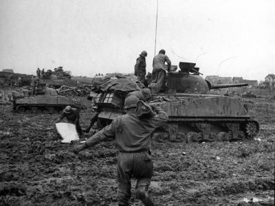 M4 tank of the 3rd Armored Division