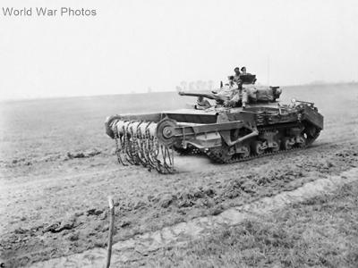 Sherman Crab, Thann France 6 August 1944