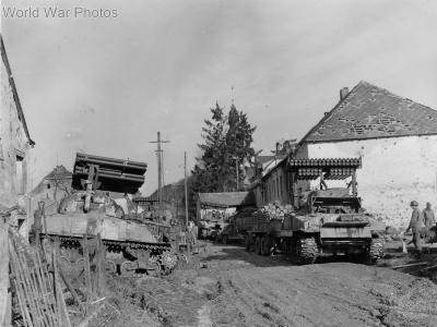 T34 Calliope of the 802nd Tank Battalion, Koperich 21 February 1945