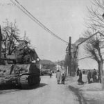 M4 of the 9th Armored Division, Leutesdorf 22 March 1945