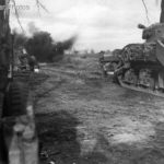 Sherman Crab Flail tank in action, Geilenkirchen 9 November 1944
