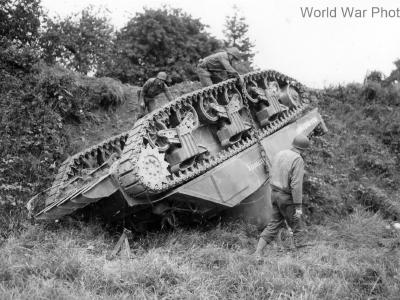 Sherman of the 2nd Armored Division Canisy, France July 1944