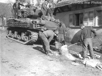 M4 of the 14th Armored Division France February 1945