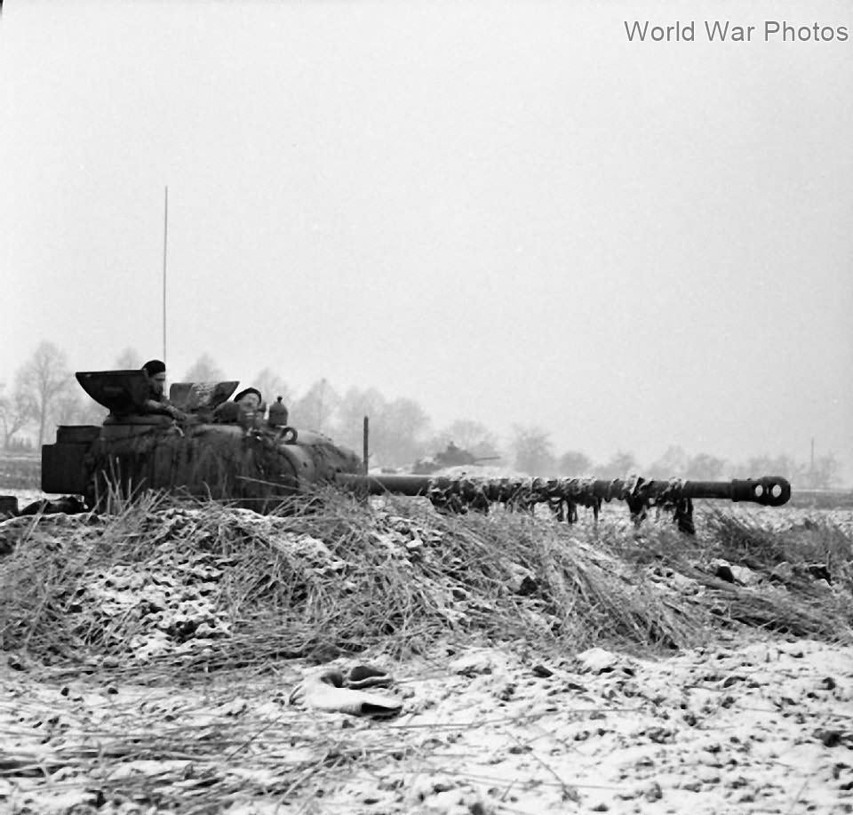 A well hidden M4 Firefly Gangelt 1 January 1945