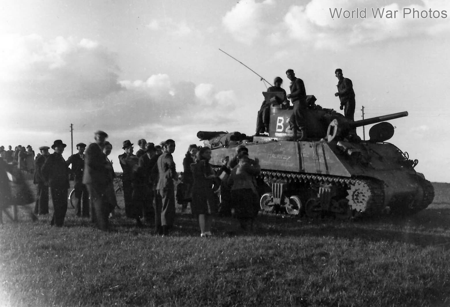Tank M4 in Holland 1944 2